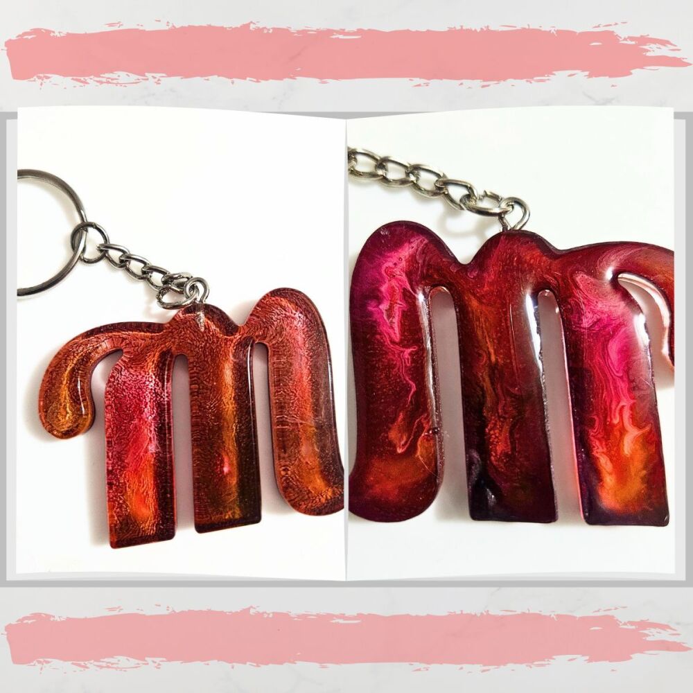 Keyring Letter M