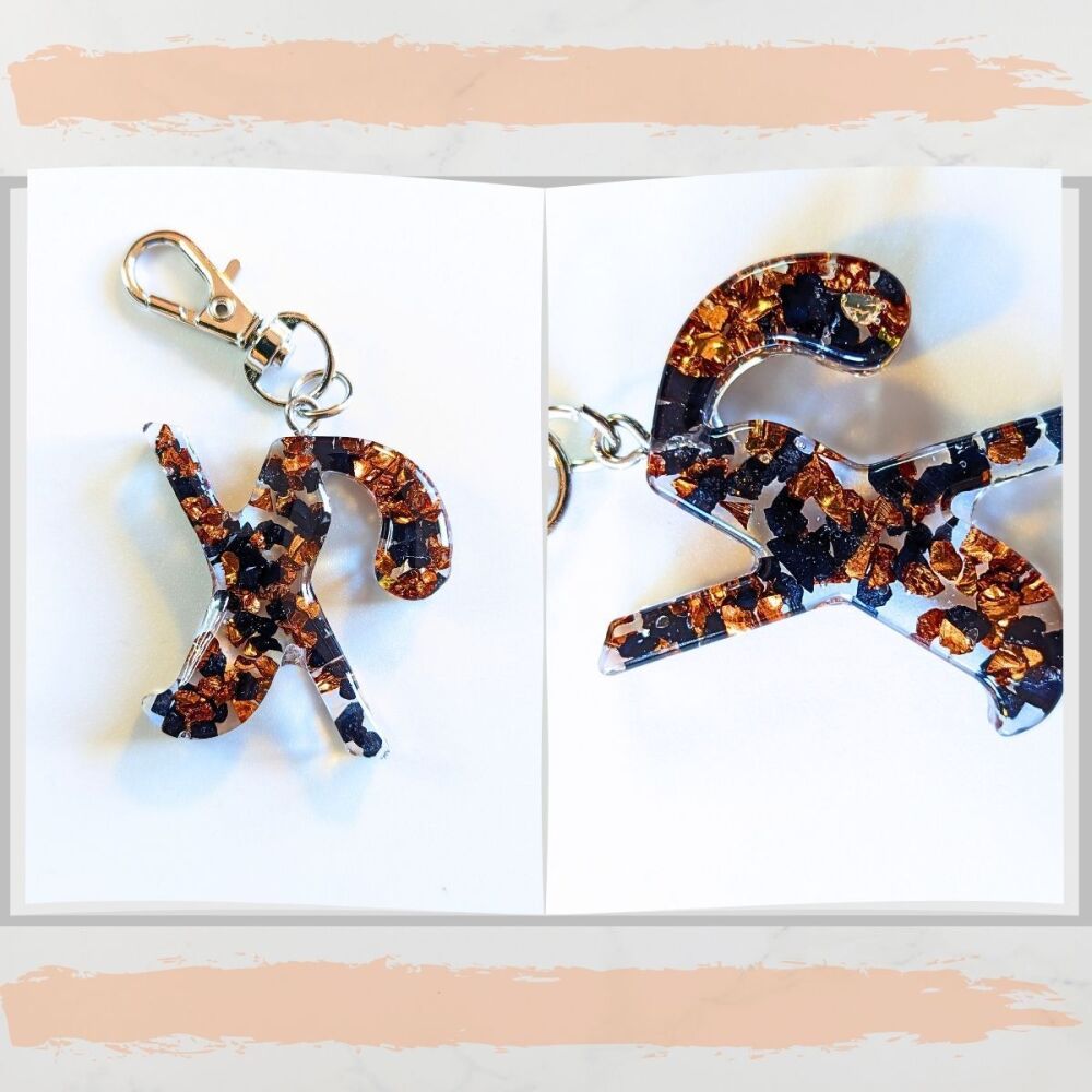 Keyring Letter X