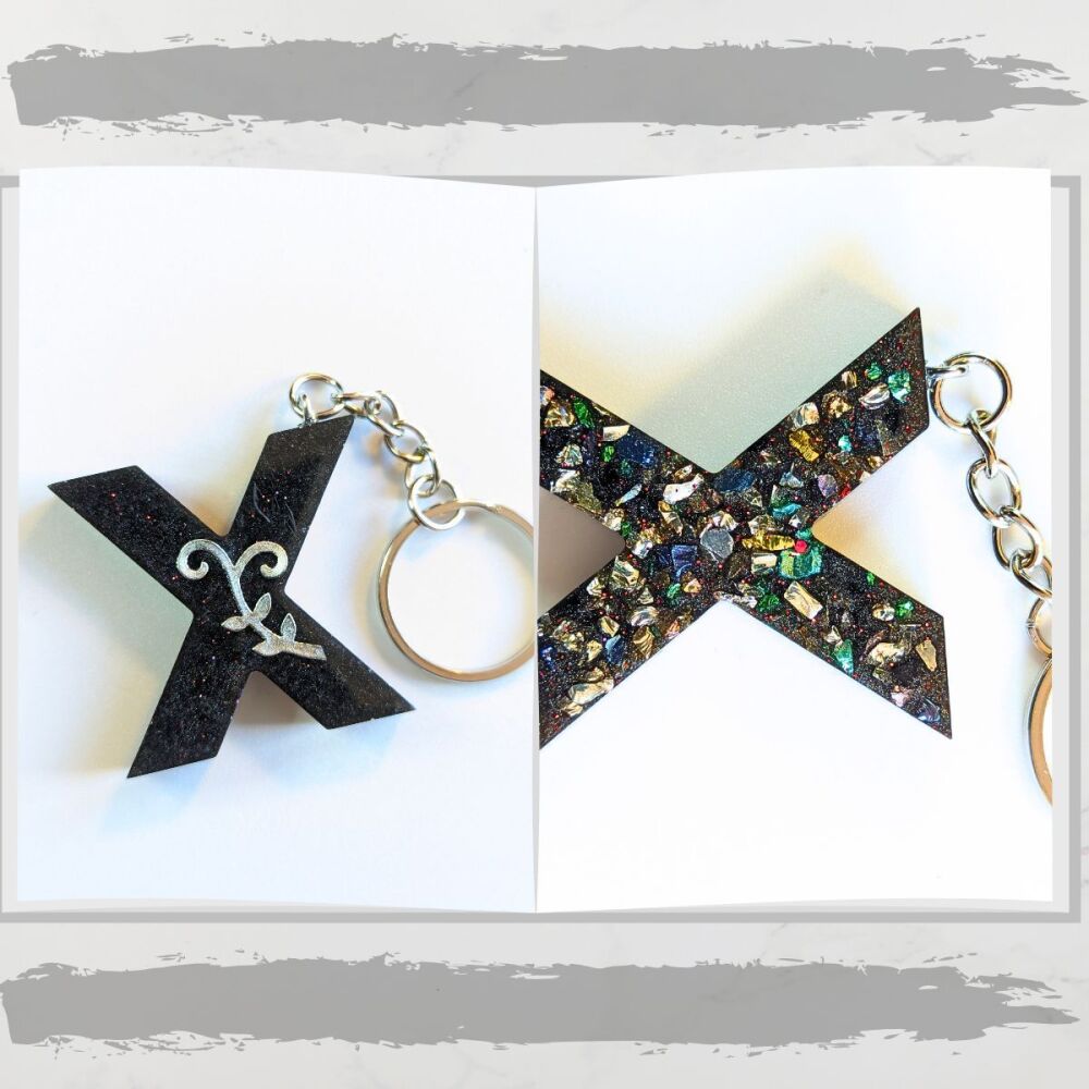 Keyring Letter X