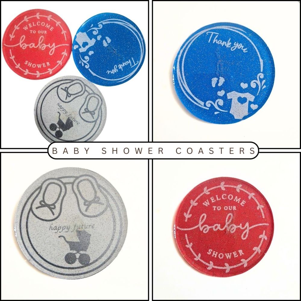 Baby Shower Coasters