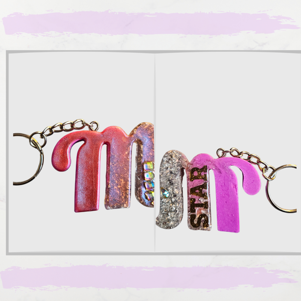 Keyring Letter M