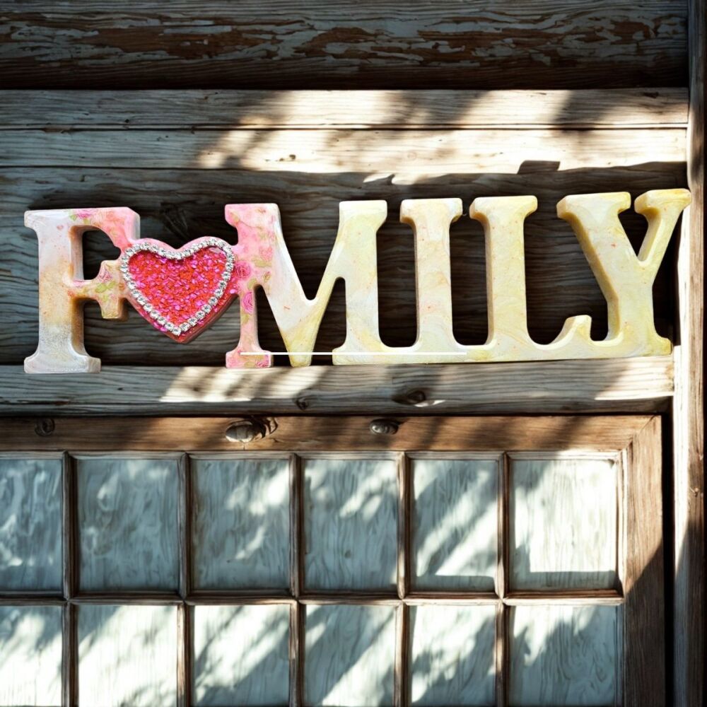 FAMILY display sign