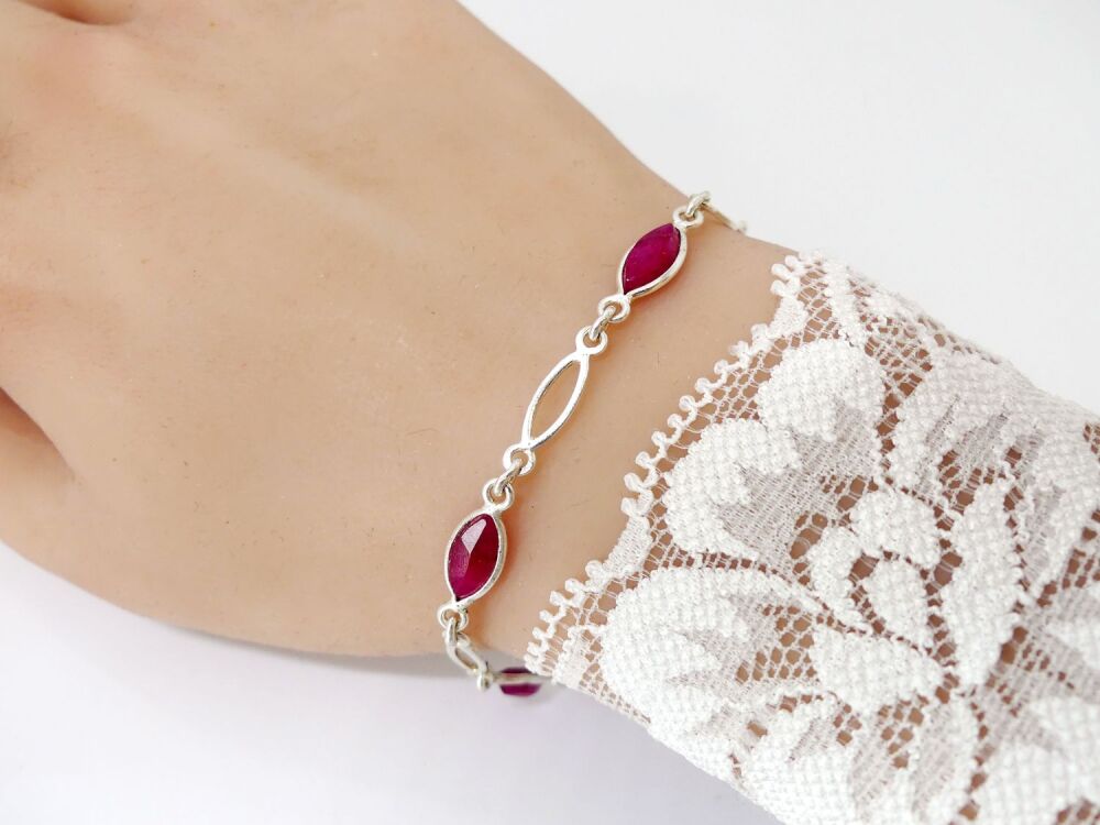 Ruby stone bracelet online