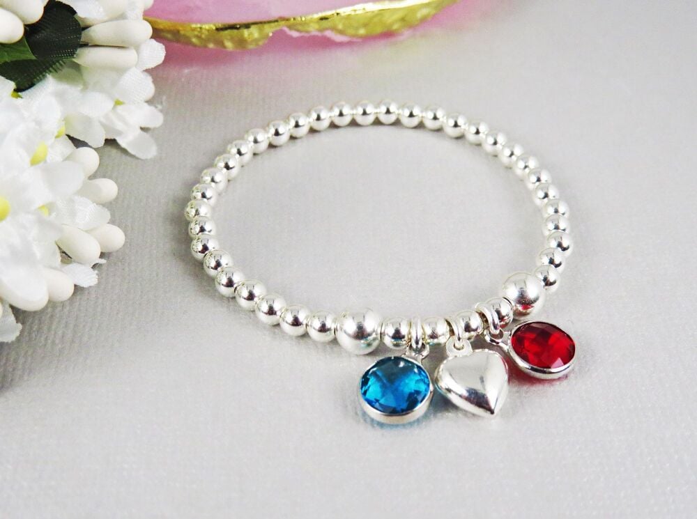 Birthstone Charm Bracelet