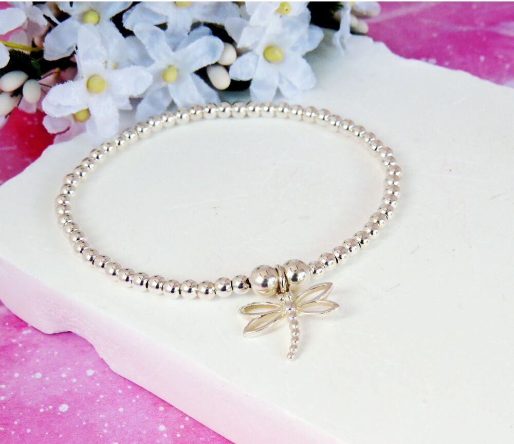 Sterling Silver Dragonfly Bracelet