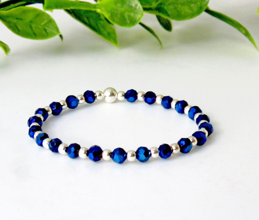 Blue Crystal Bracelet