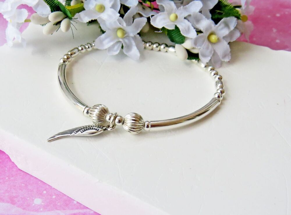 Angel Wing Charm Bracelet