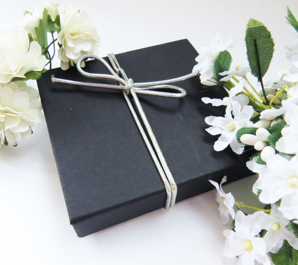 Sapphire Blue Link charm Bracelet