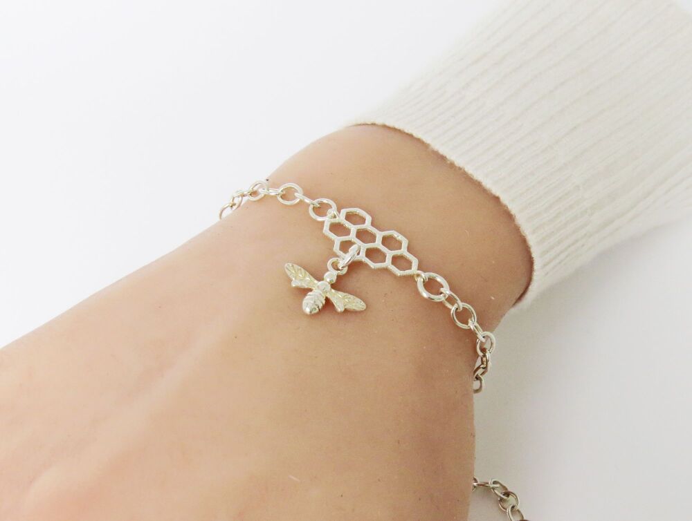 feather charm bracelet