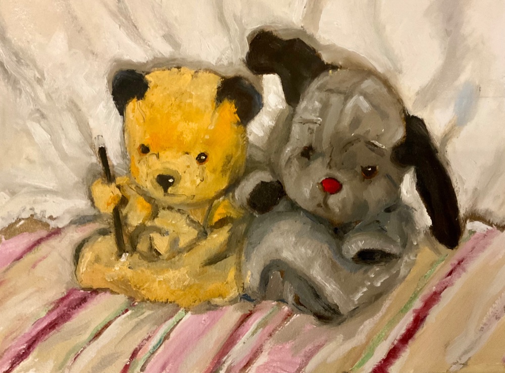 Sooty and Sweep 24 x 30 cms (Unframed)