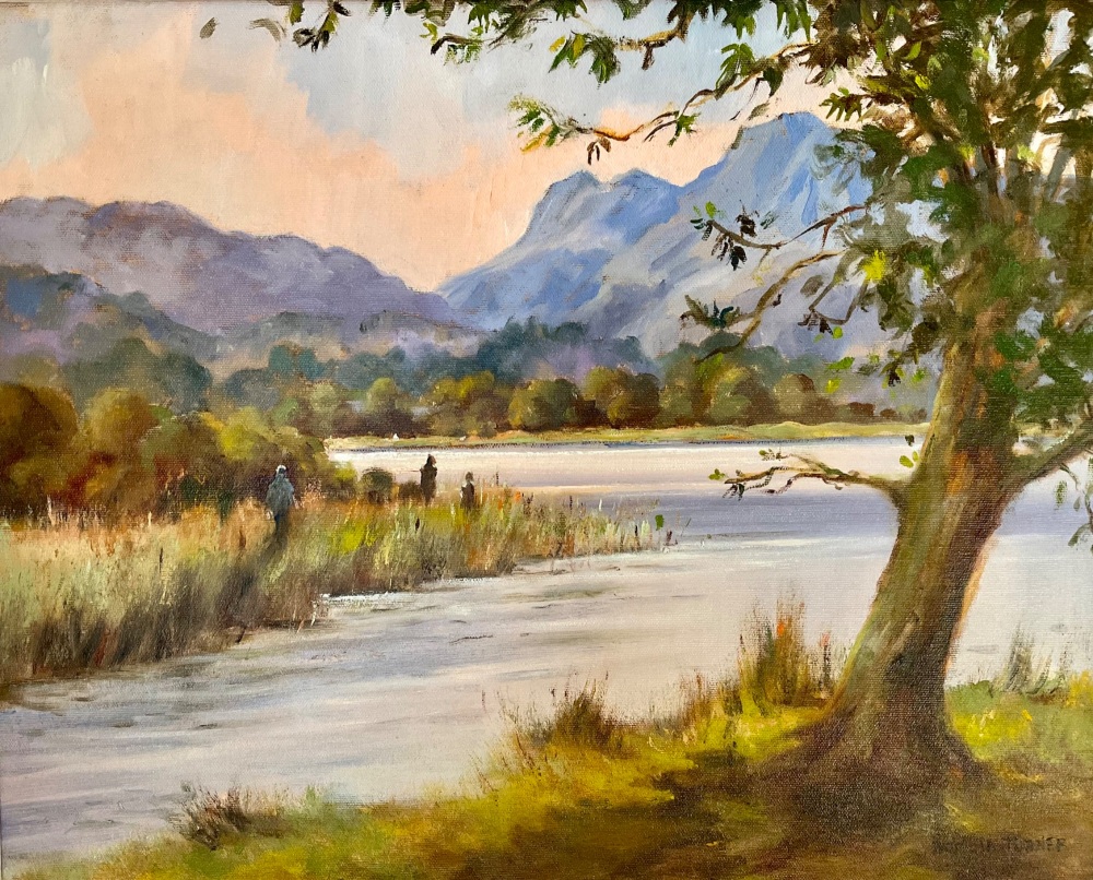 Autumn afternoon towards The Langdales.      