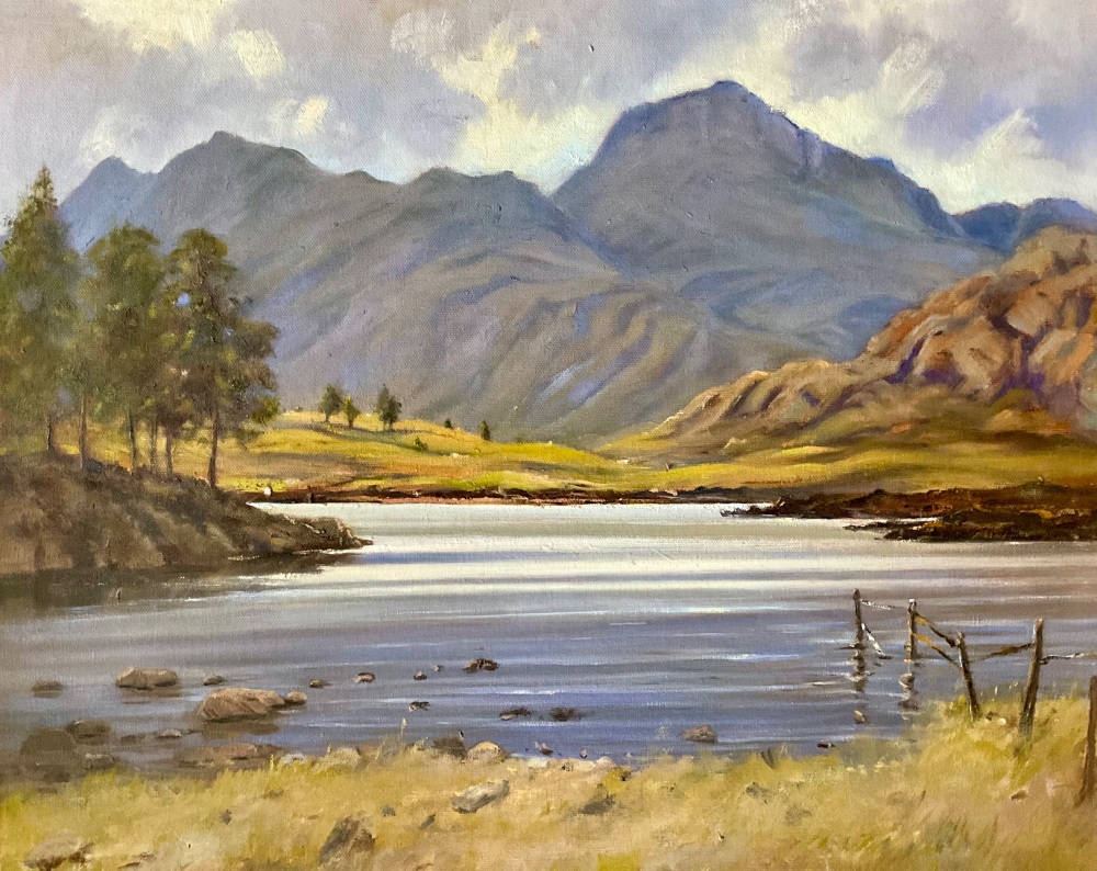 Loughrigg Tarn, Lake District, 16 x 20 inches (Unframed)