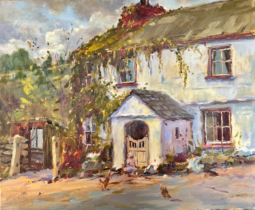 Lake District Cottage, Bowland Bridge, Lake District, 17 x 22 inches (Unframed)