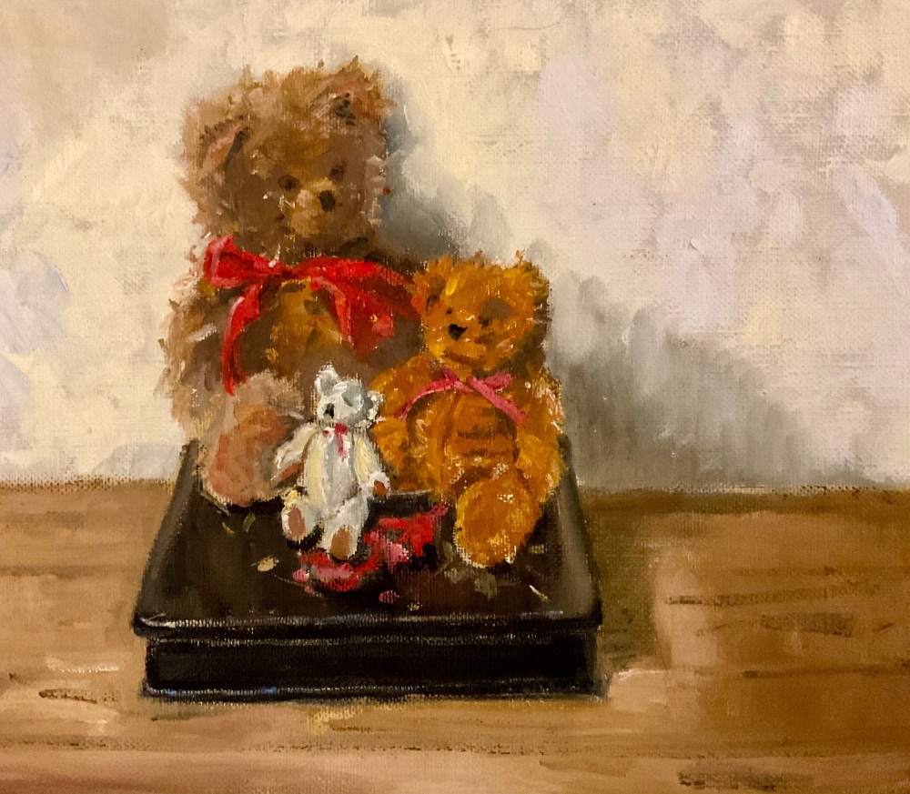 3 Little Bears 24 x 30 cms (Unframed)