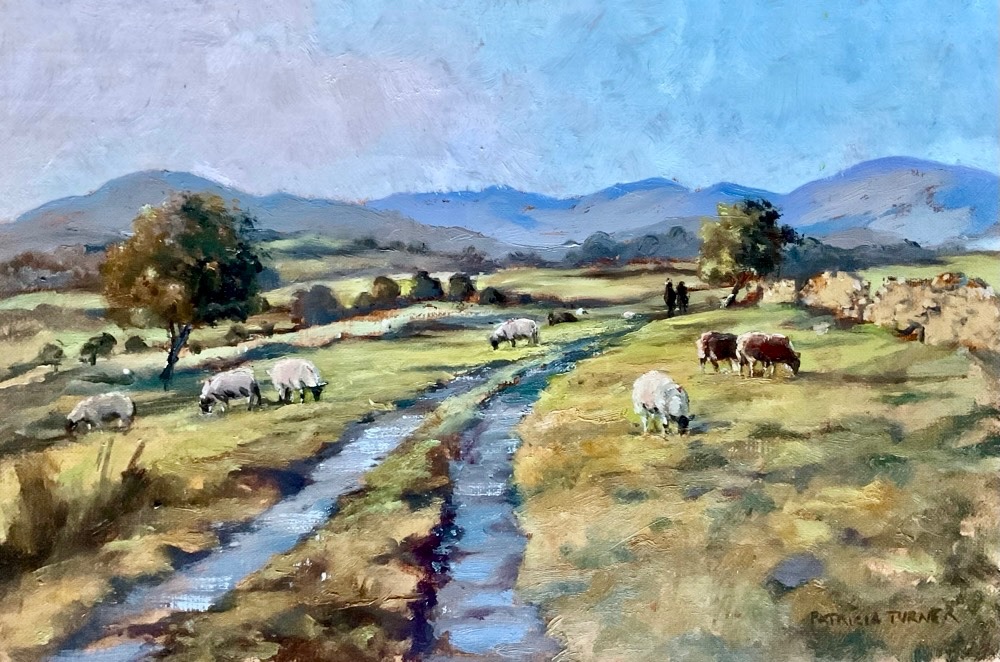 Bridleway towards the Kentmere Fells, Lake District, 20 x 30 cms (Unframed)