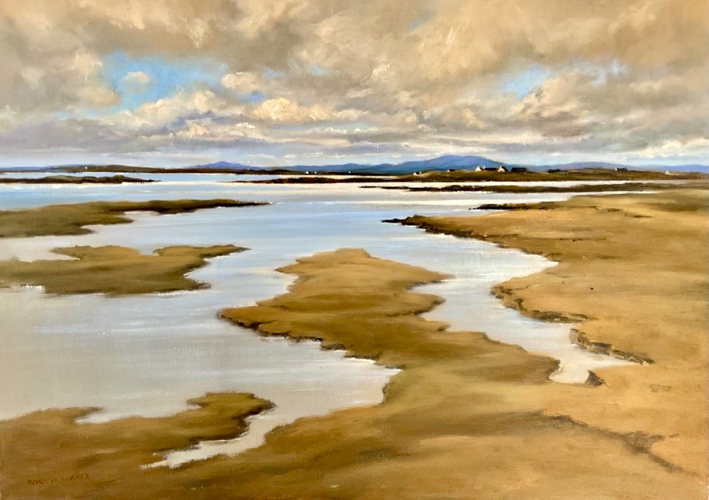 Tidal Saltings, South Uist, Outer Hebrides, Scotland, 20 x 28 inches (Unframed)