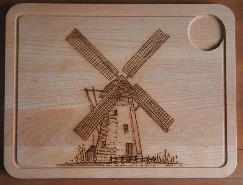 Large Chopping Board With Windmill