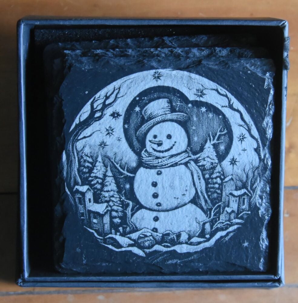 Snowman Coasters