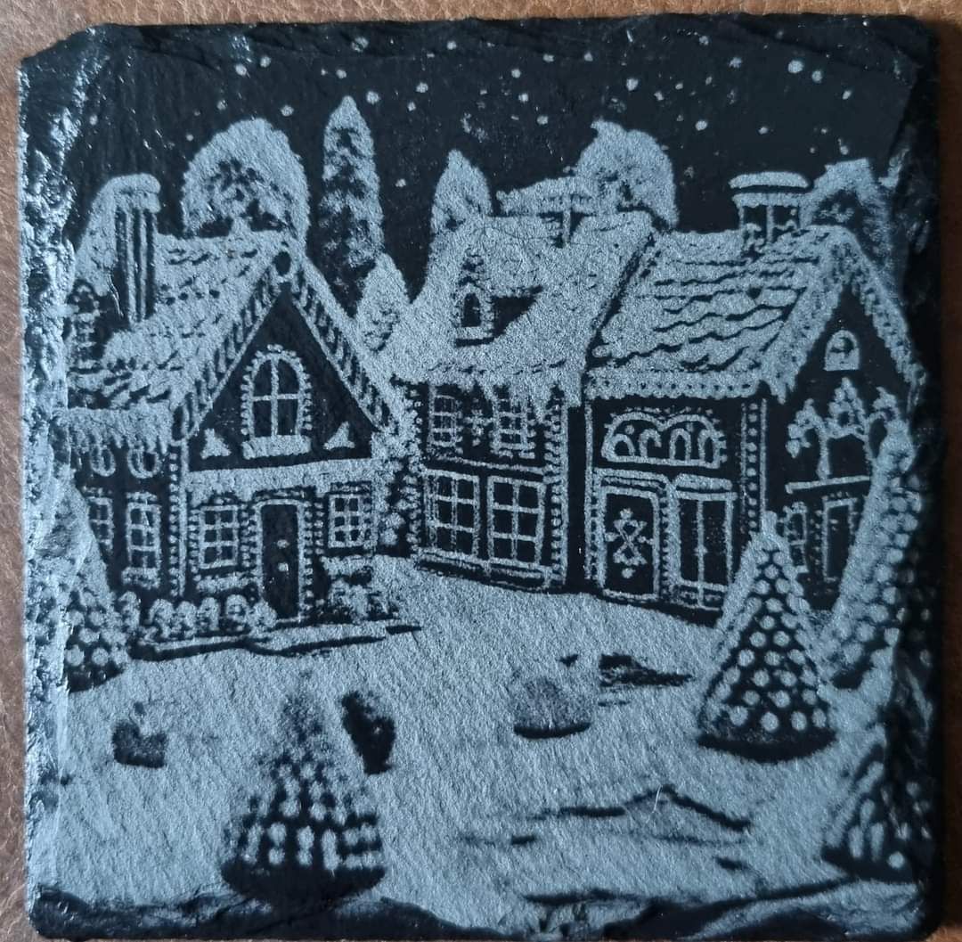Gingerbread House Coasters