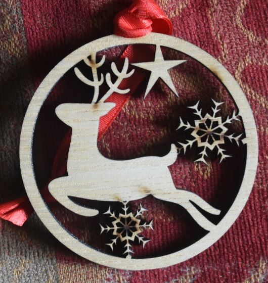 Christmas Decoration With Deer
