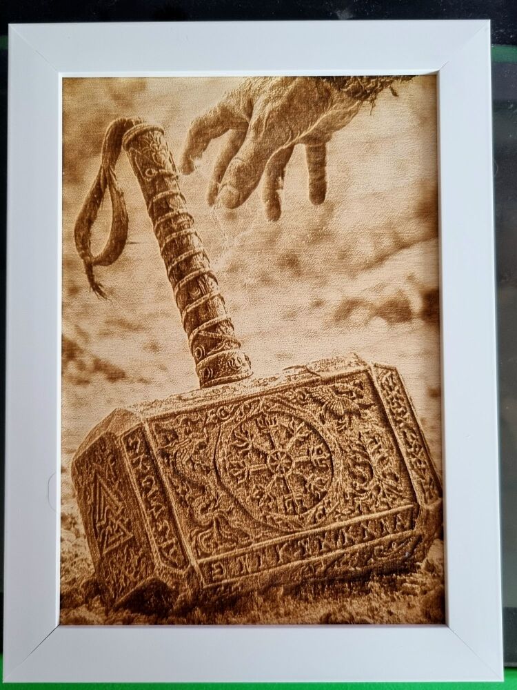 Framed Mjolnir