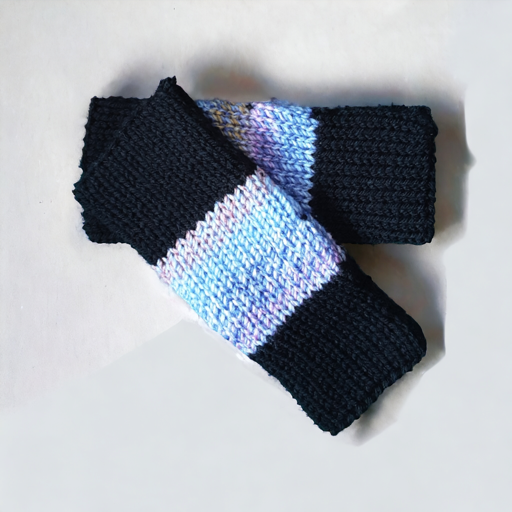 Handmade fingerless gloves