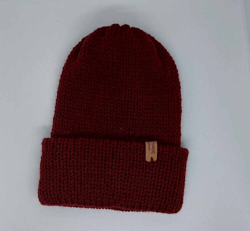 Handmade knitted beanies