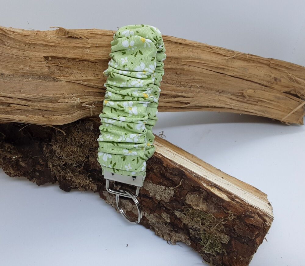 Handmade scrunchie keychain