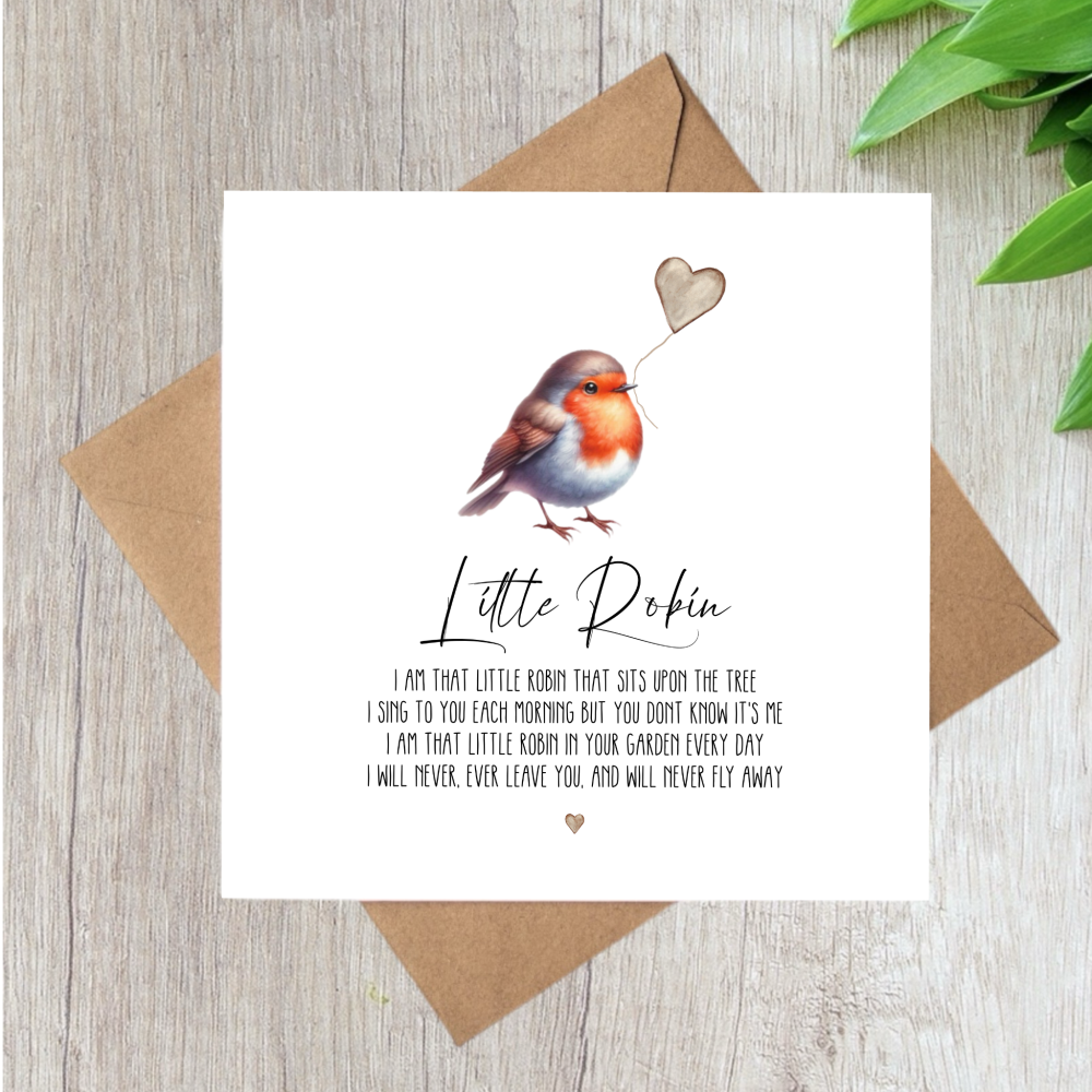 ROBIN LITTLE ROBIN VERSE
