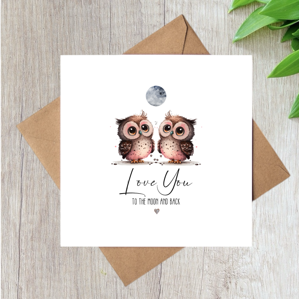 OWL LOVE YOU TO THE MOON AND BACK