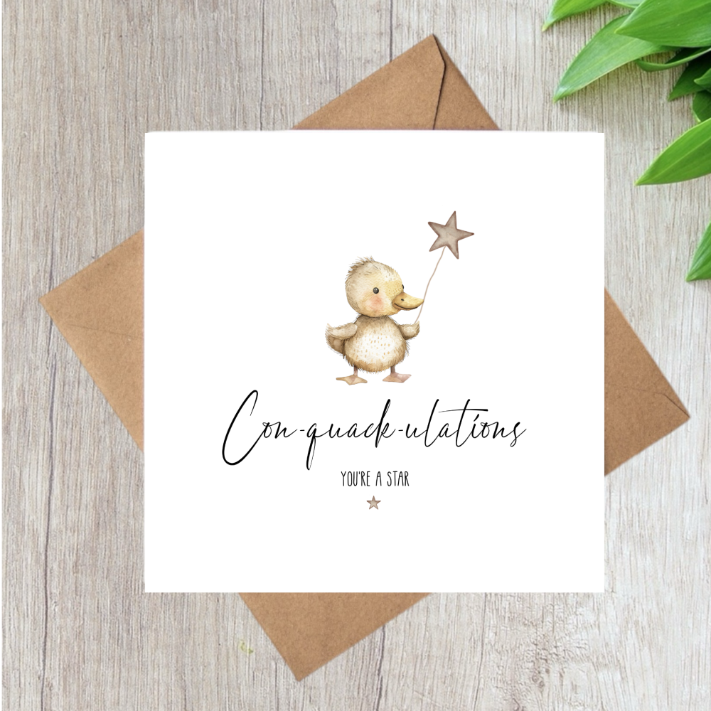 DUCKLING CON-QUACK-ULATIONS