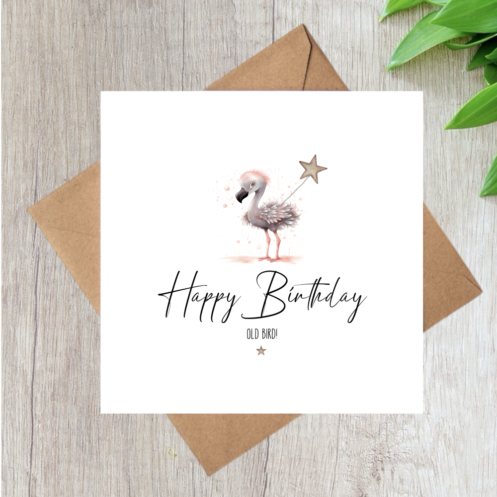 BIRD HAPPY BIRTHDAY OLD BIRD