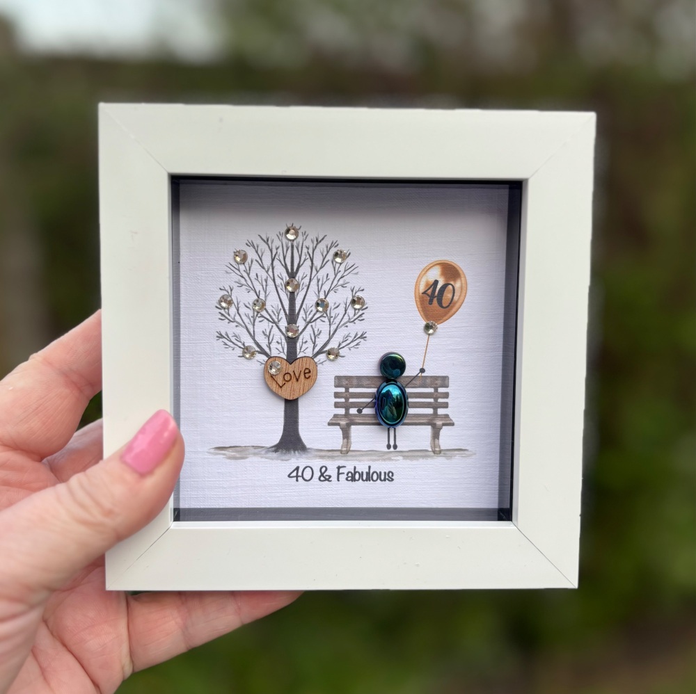 40th BIRTHDAY FRAME
