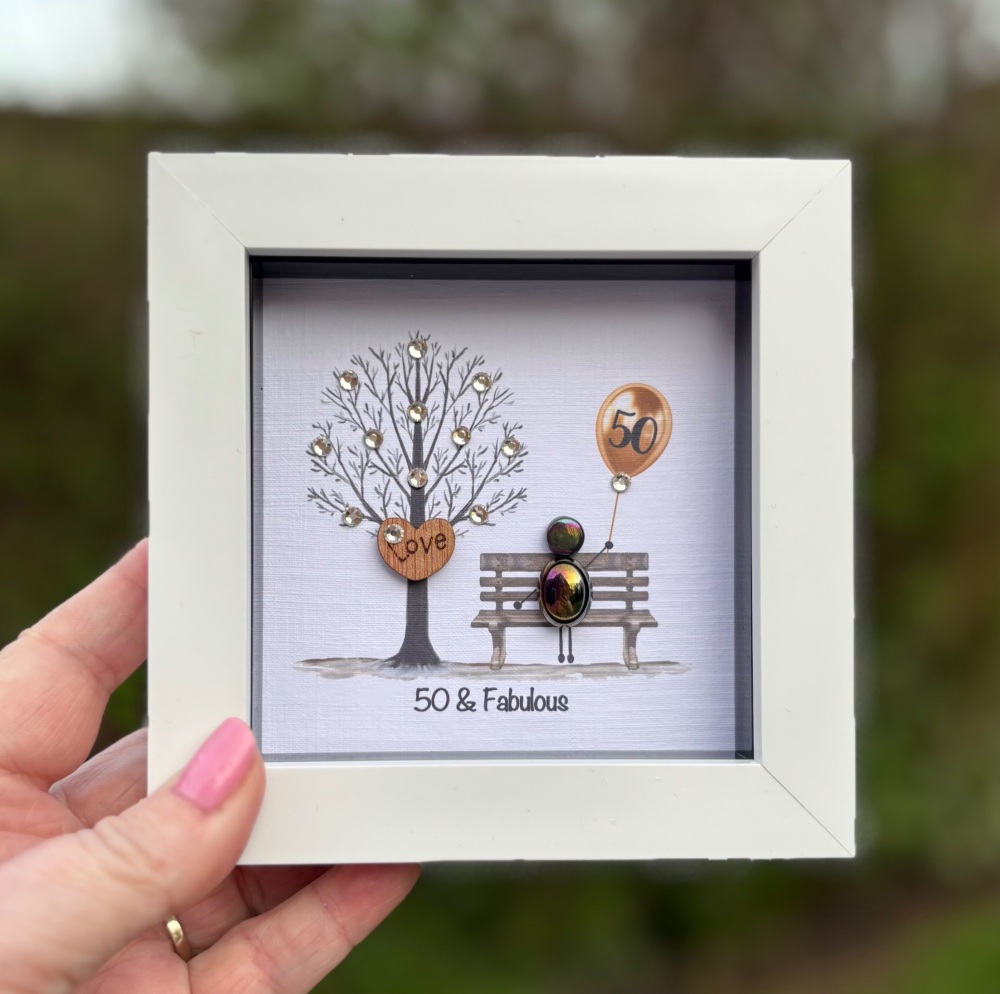 50th BIRTHDAY FRAME