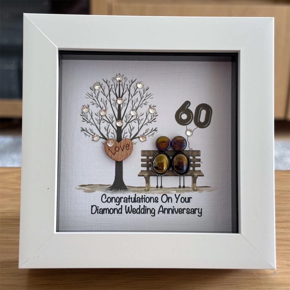 DIAMOND WEDDING ANNIVERSARY FRAME
