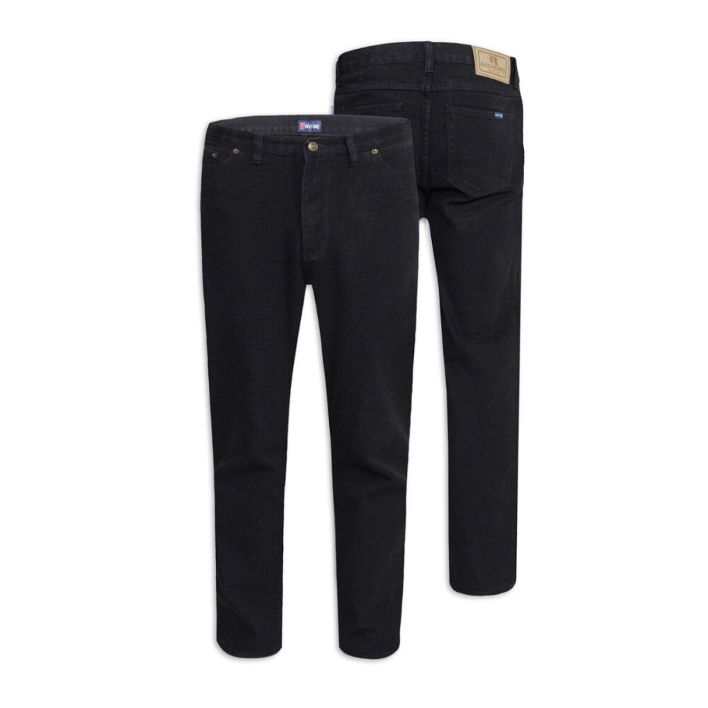 Rockford Comfort Fit Black Denim Jeans