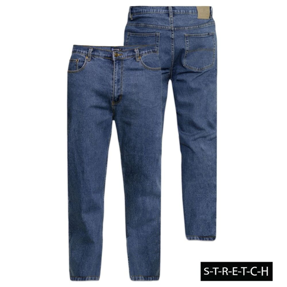 Rockford Stretch Denim Jeans Stonewash