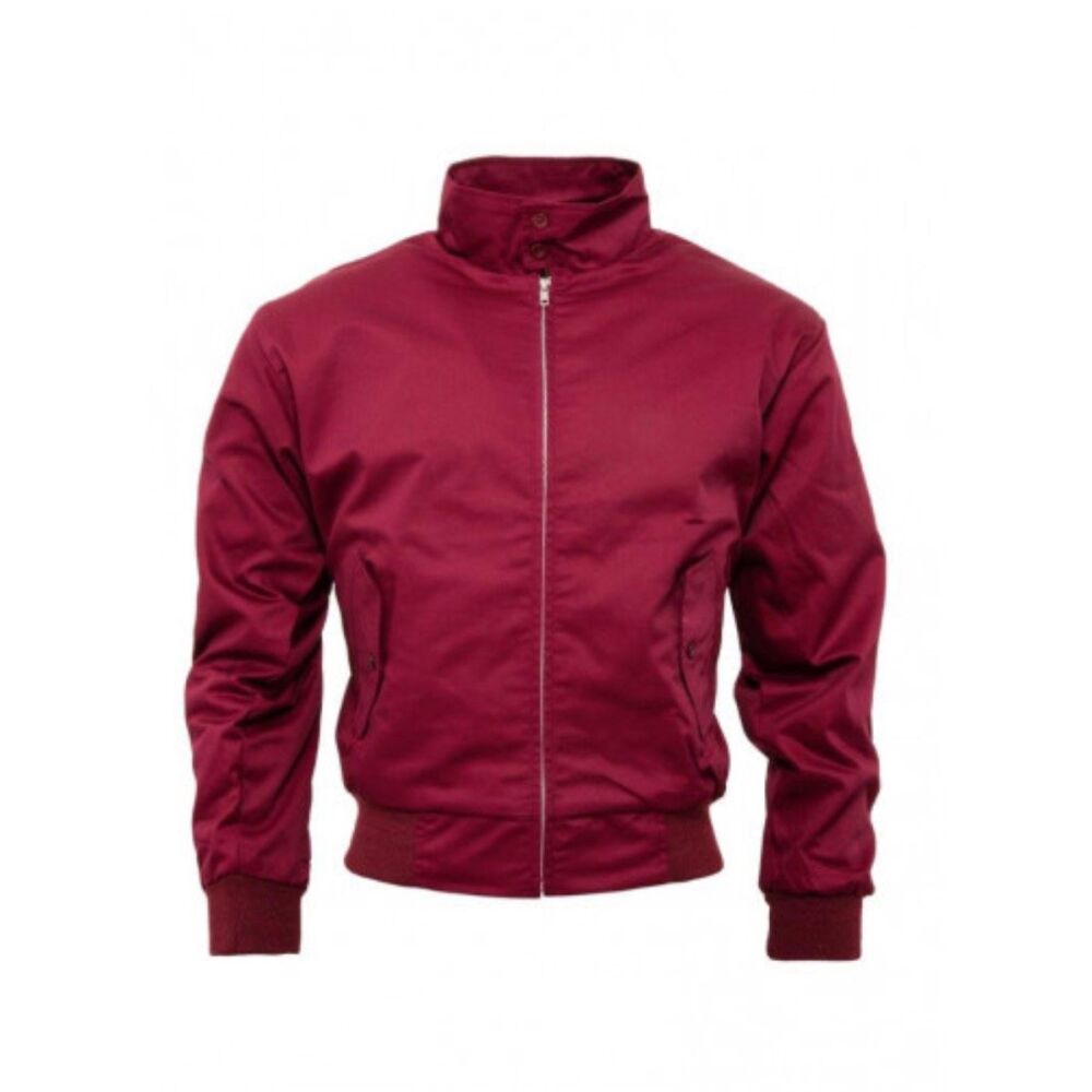 Wine Harrington Jacket
