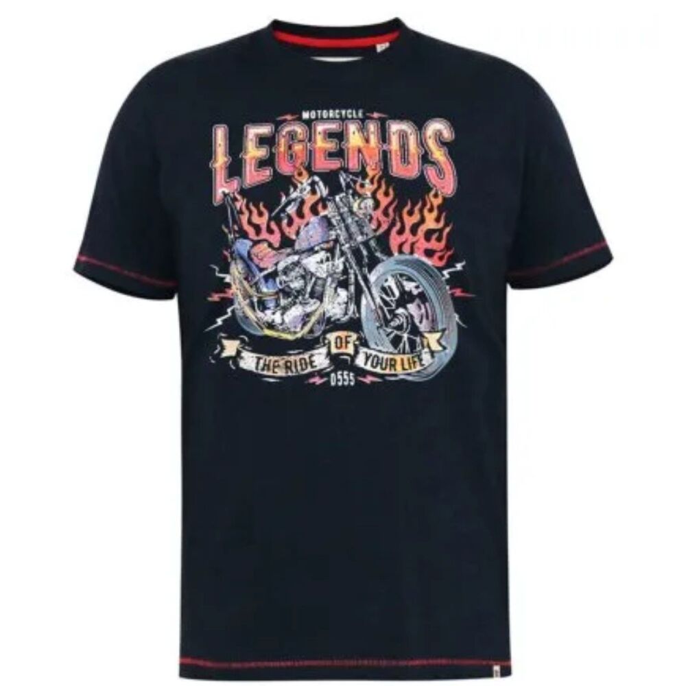 Motorcycle Legends T-Shirt - Navy