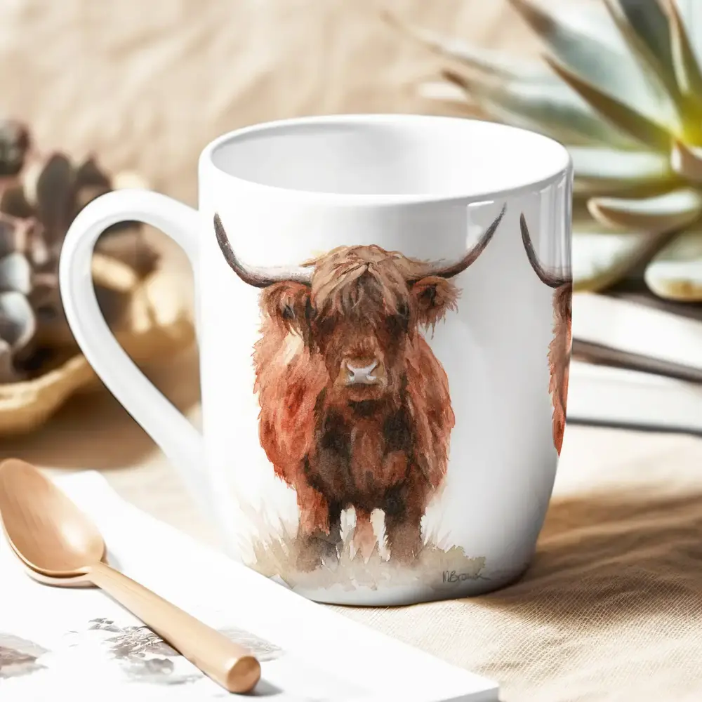 'Hangus' the HIghland Cow Ceramic Mug