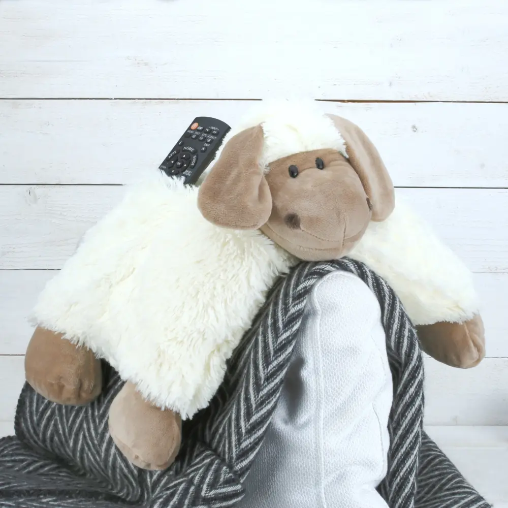 Sheep Plush Sofa Tidy - Keep Your Remote Safe - TV Remote Organiser