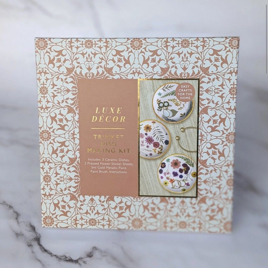 Luxe Decor Craft Kit - Ceramic Trinket Dish
