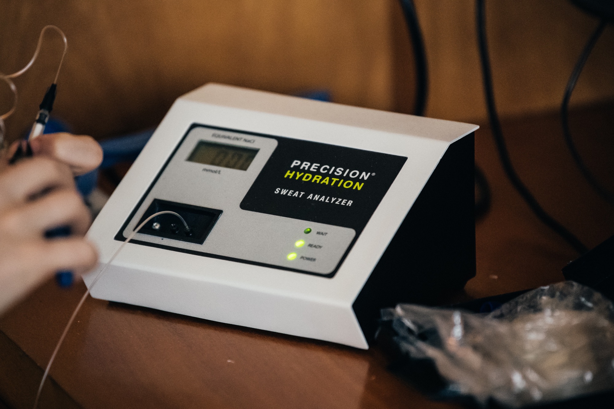 Sweat Test - Sweat Testing Unit close up - Team DSM