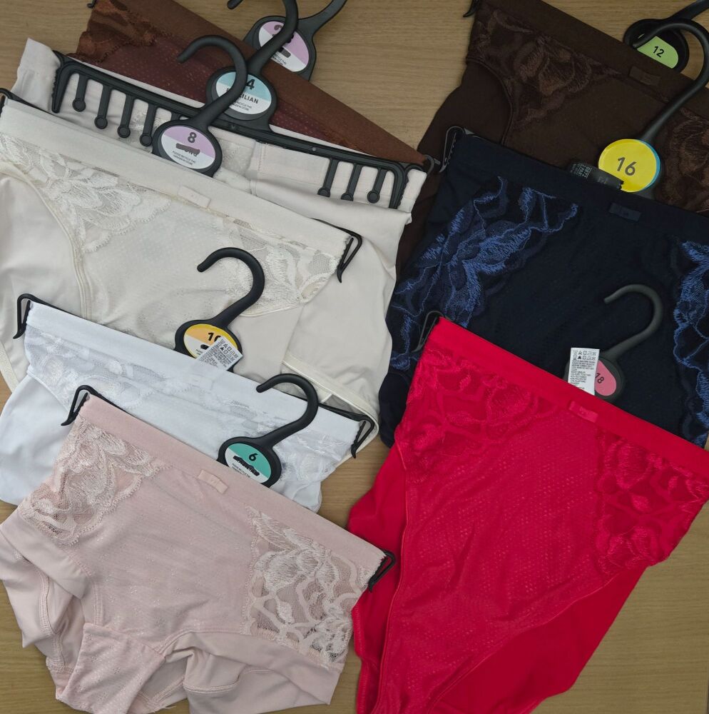 50 x EX M*S WILD BLOOM BRIEFS VARIOUS STYLES AND COLOURS SIZES 6 - 24 £1.50