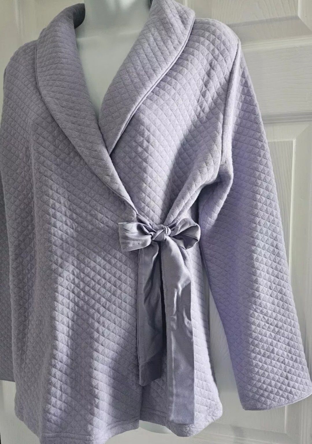 6 x Dunnes Ladies Bed Jacket lilac tie waist sizes S 8-10, M 12-14, L 16-18