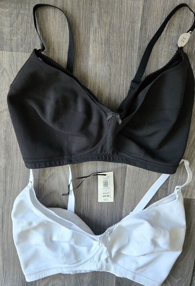 8 x Ex John Lewis Twin Packs of Nursing Bras Sizes 34G 32D 32G Large and XL £5.00 Per 2 Pack