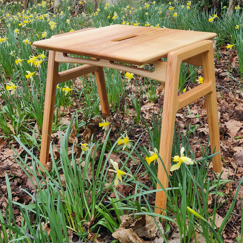 Ash Stool or Occasional Table