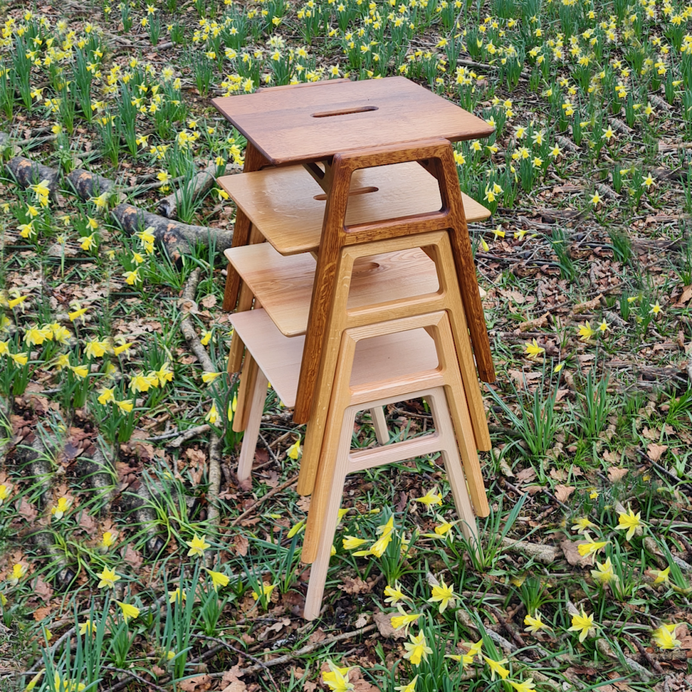 Mixed Collection of 4 Stools or Occasional Tables