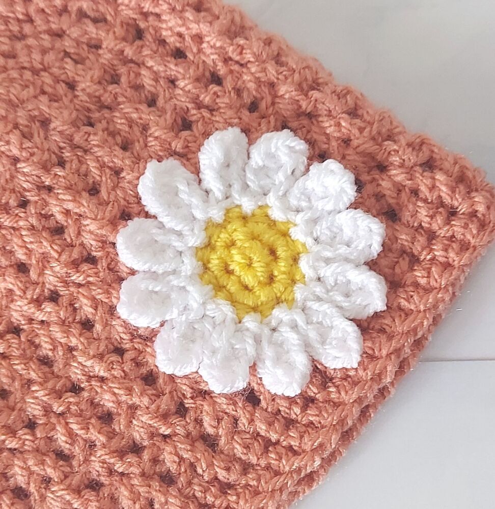 Newborn Crochet Beanie Hat | Vintage Peach | Baby Shower Gift