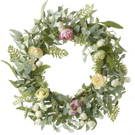Spring Floral Wreath